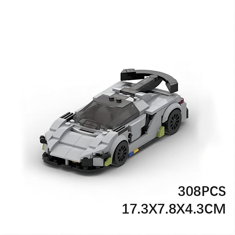 Swedish Hypercar Dihedral Doors MOC Building Kit | Supercar Vehicle Model - 3