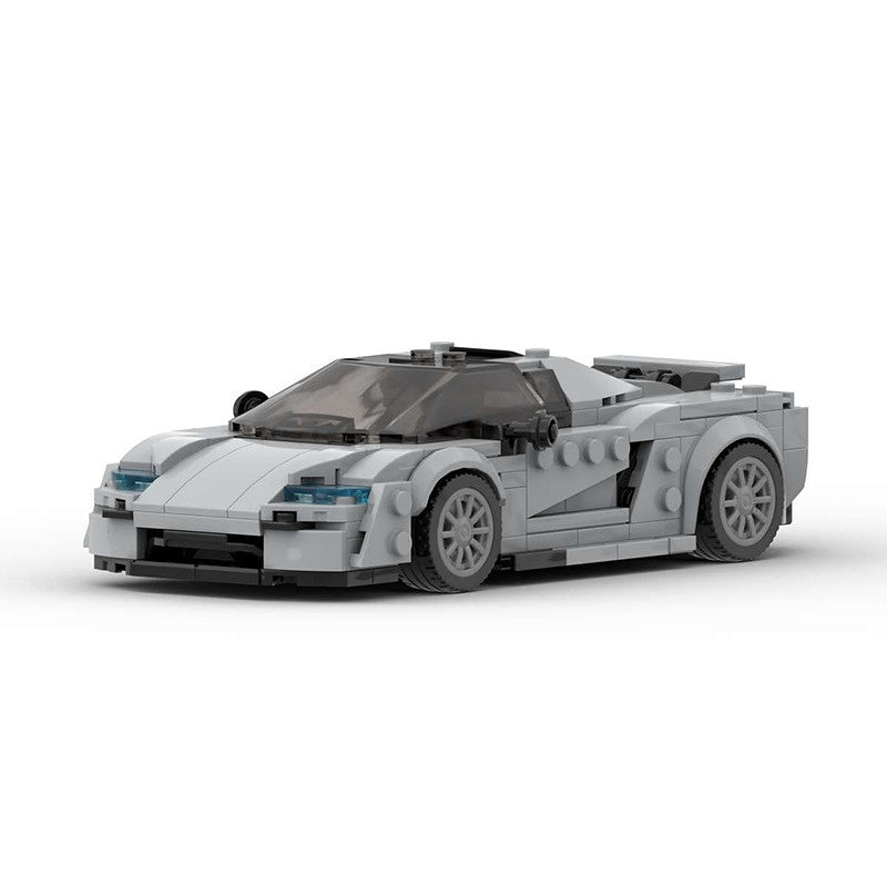Swedish Hypercar Tail-Fin Liftable Building Kit | LEGO-Compatible MOC - 2