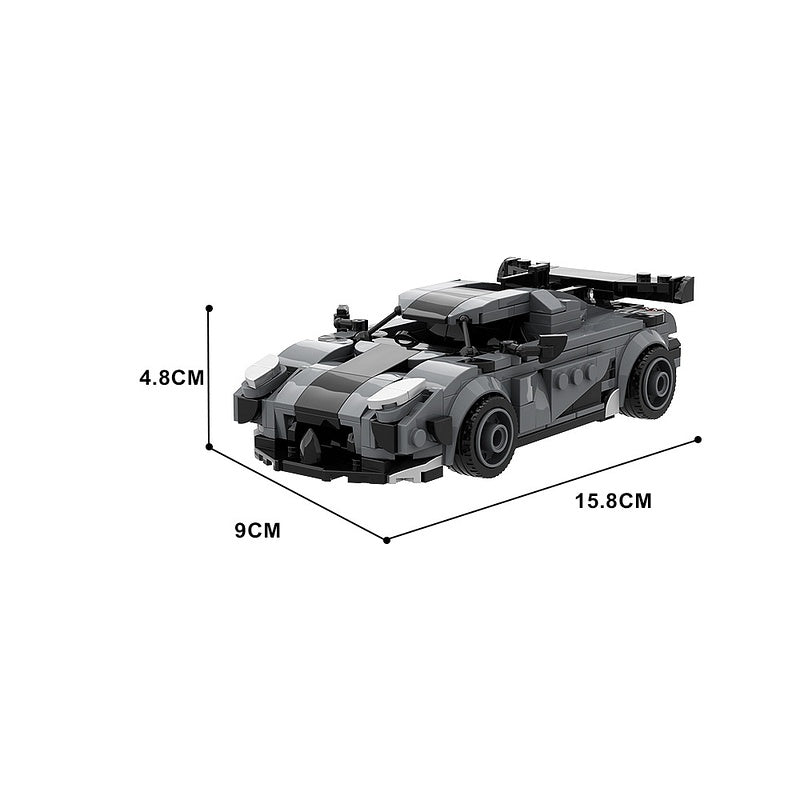 Swedish Hypercar Thor Edition Building Kit | LEGO-Compatible MOC - 4