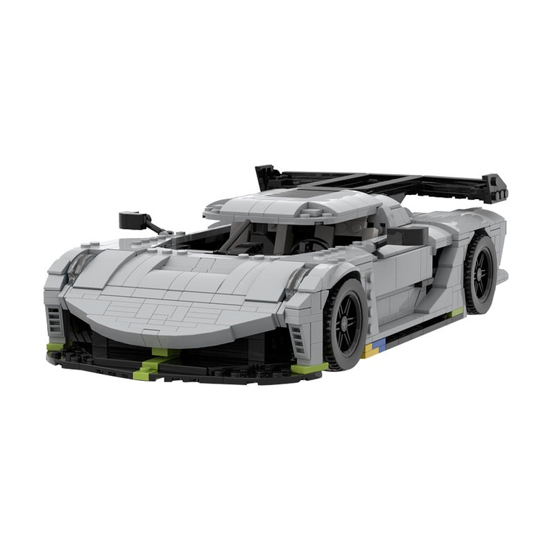 Swedish Jesko Hypercar Building Kit | Compatible MOC - 5