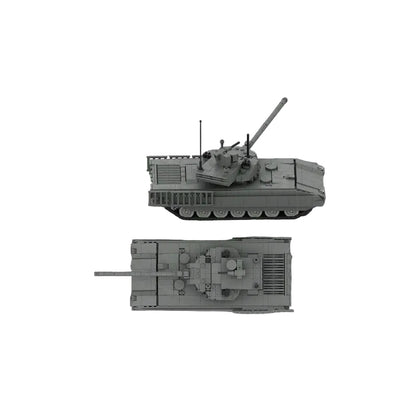 T-14 Armata Main Battle Tank 1:35 Scale MOC Building Kit - 2