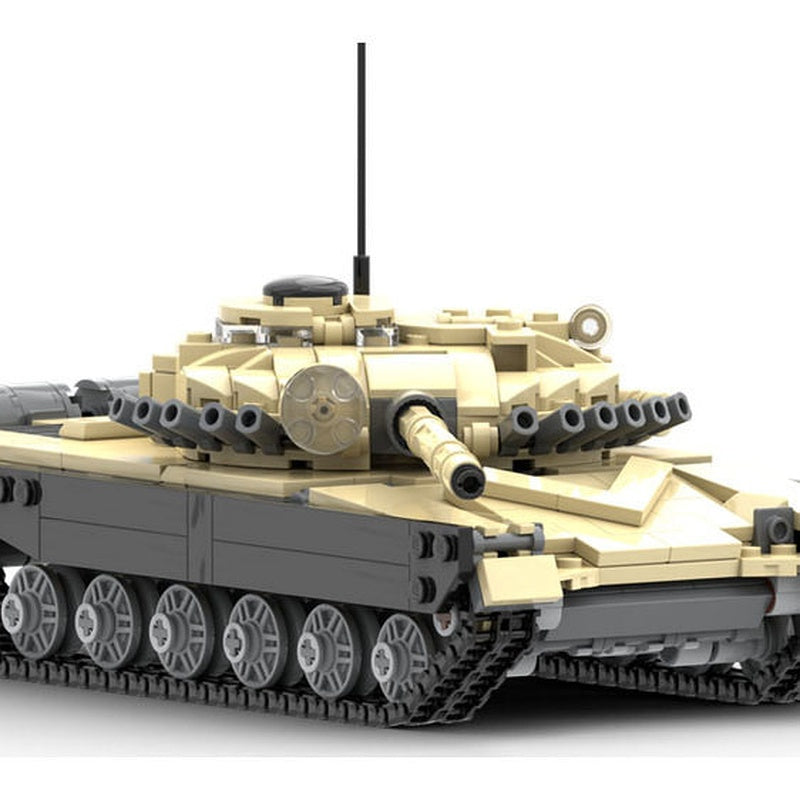 T-72A Ural Desert Camo Main Battle Tank MOC Building Kit - 2