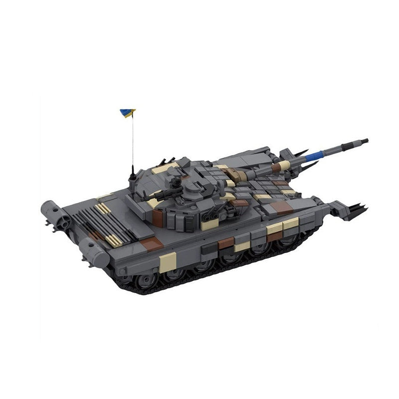 T-72AV Ukraine Tank Building Kit | Modern Battle Tank Model - 1