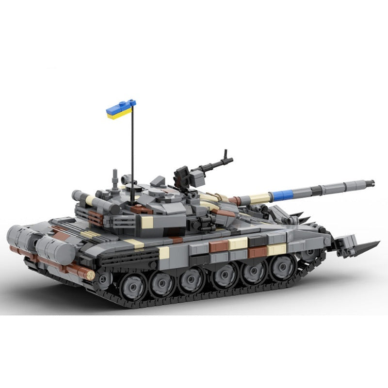 T-72AV Ukraine Tank Building Kit | Modern Battle Tank Model - 2