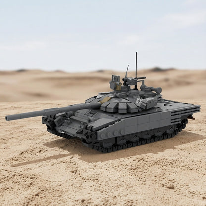 T-72B3 Mod 2016 Main Battle Tank 1:45 MOC Building Kit - 2