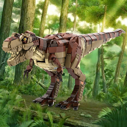 T. Rex Dinosaur MOC Building Kit | Prehistoric Creature Display Model - 2