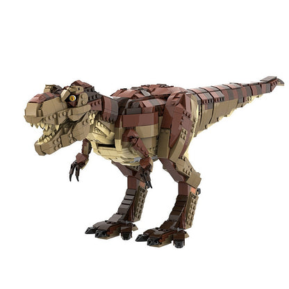 T. Rex Dinosaur MOC Building Kit | Prehistoric Creature Display Model - 5