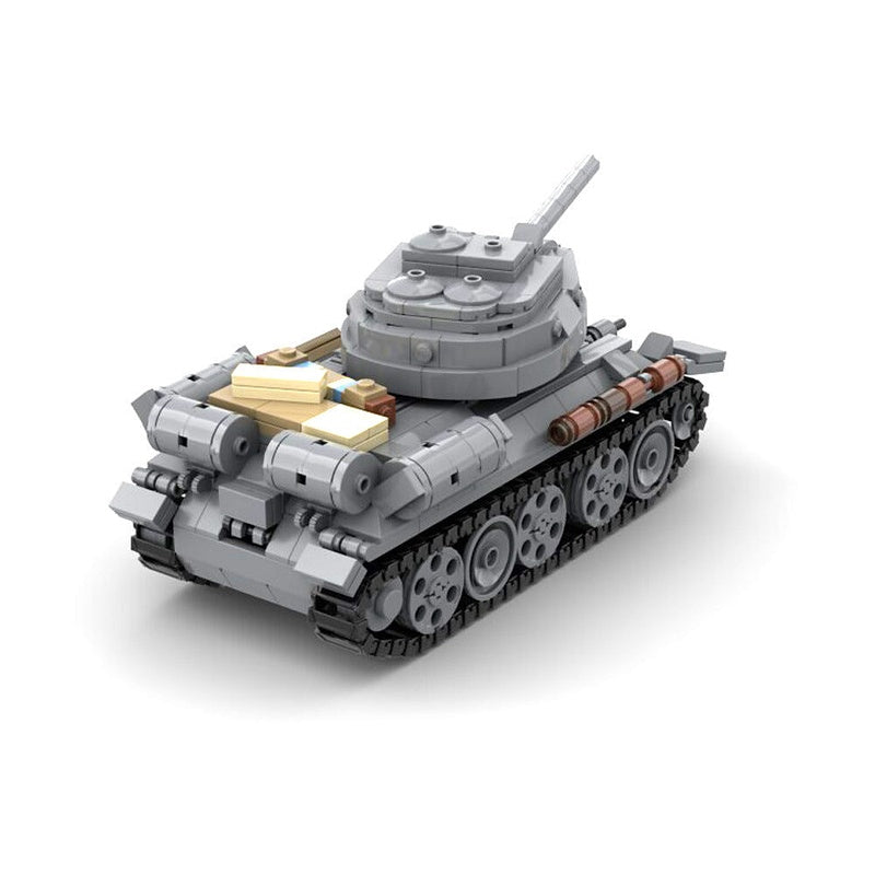 T34/85 Medium Tank MOC Building Kit | WWII Military Display Model - 3