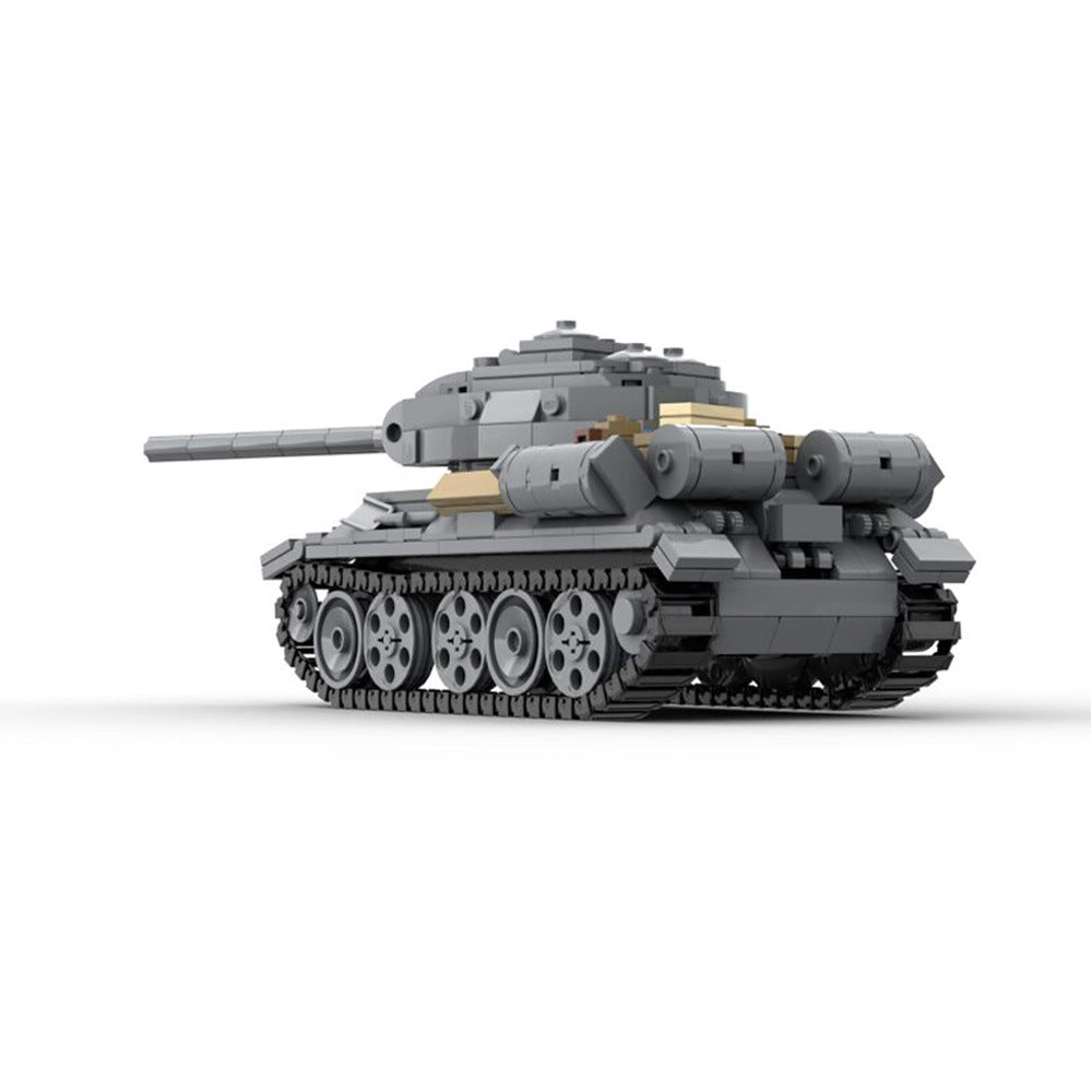 T34/85 Soviet Medium Tank Building Kit | LEGO-Compatible MOC - 2