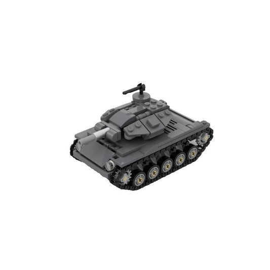 T49 Light Tank Building Kit | LEGO-Compatible MOC - 1