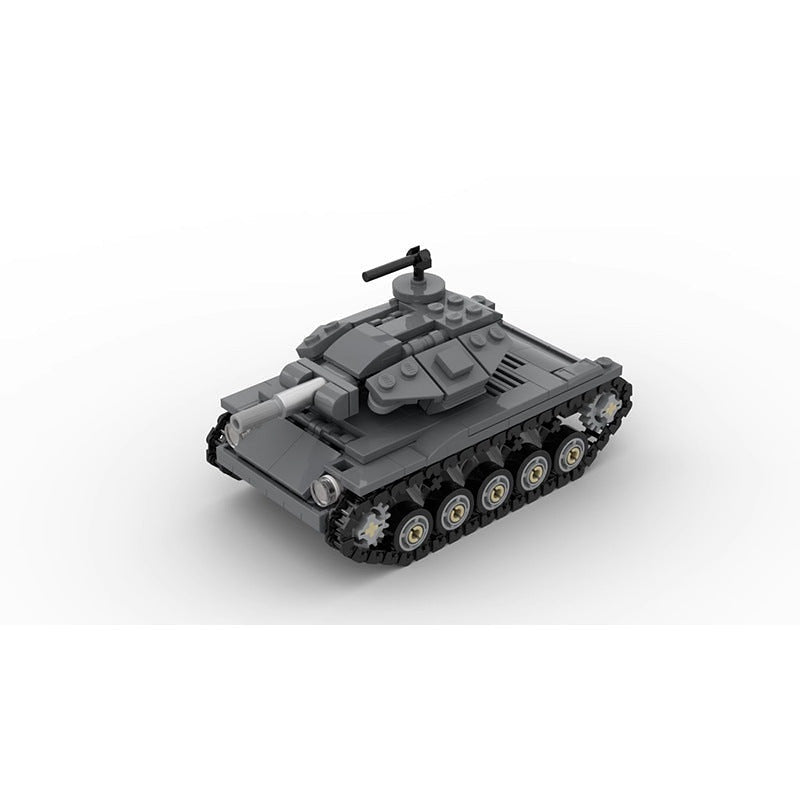 T49 Light Tank MOC Building Kit | Military Armored Vehicle Model - 2