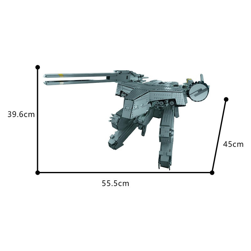 Tactical Bipedal Tank Mecha Building Kit | LEGO-Compatible MOC - 3