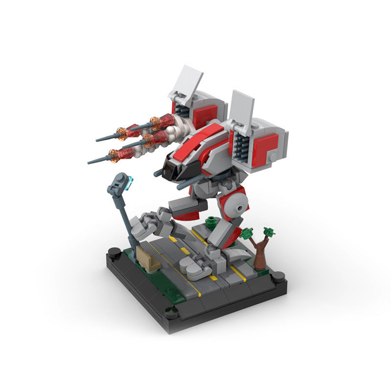 Tactical Combat Mech C1 Catapult-Style Building Kit | LEGO-Compatible MOC - 1