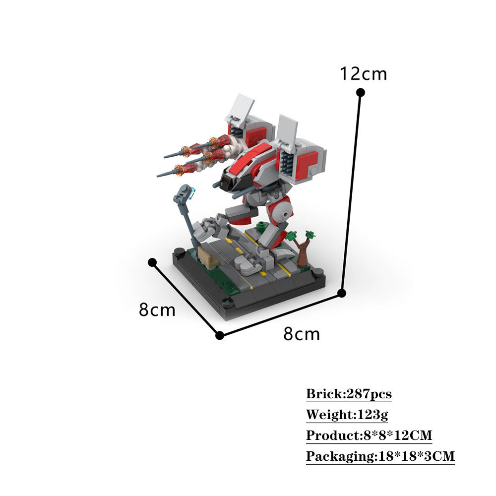 Tactical Combat Mech C1 Catapult-Style Building Kit | LEGO-Compatible MOC - 2