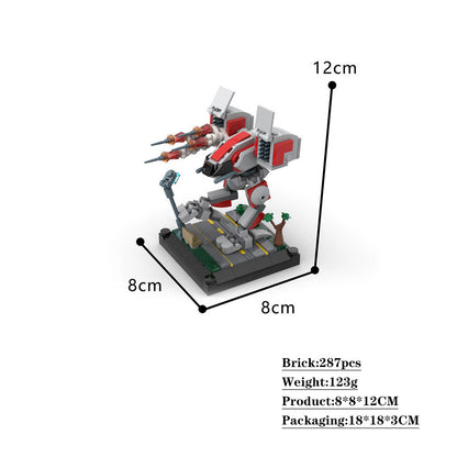 Tactical Combat Mech C1 Catapult-Style Building Kit | LEGO-Compatible MOC - 2