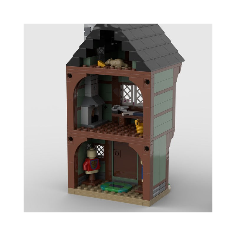 Tailor's House Building Kit | LEGO-Compatible MOC - 3