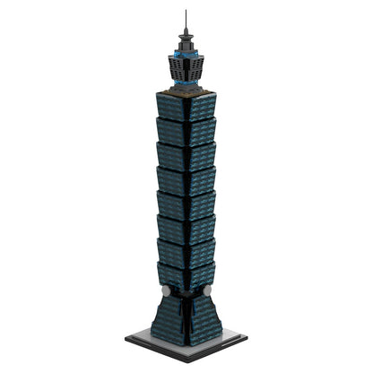 Taipei 101 Skyscraper Architecture MOC Building Kit - 1