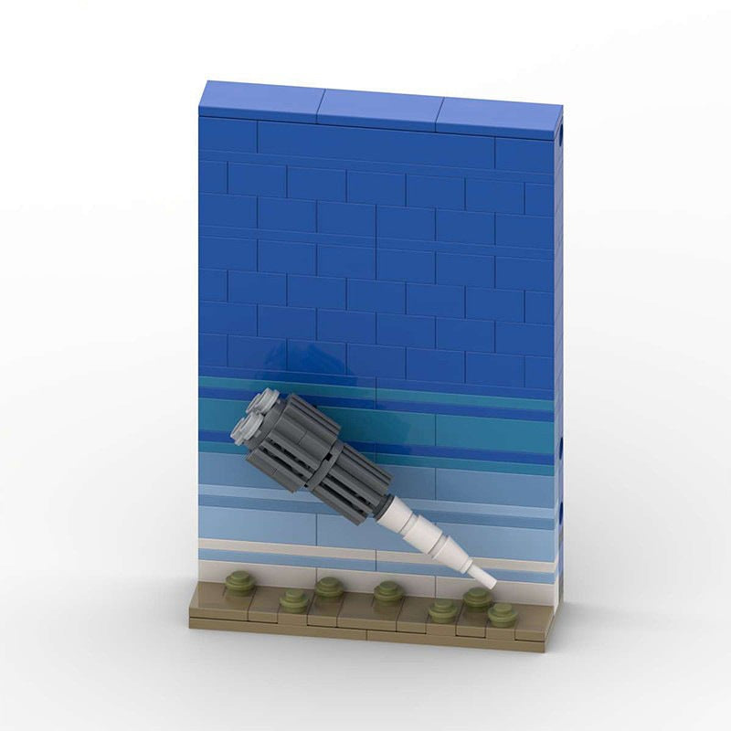 Tales of the N1 MOC Rocket Launch Space Diorama Building Kit - 9