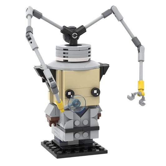 Tech Detective Cube Character MOC Building Kit | Futuristic Figure Model - 1