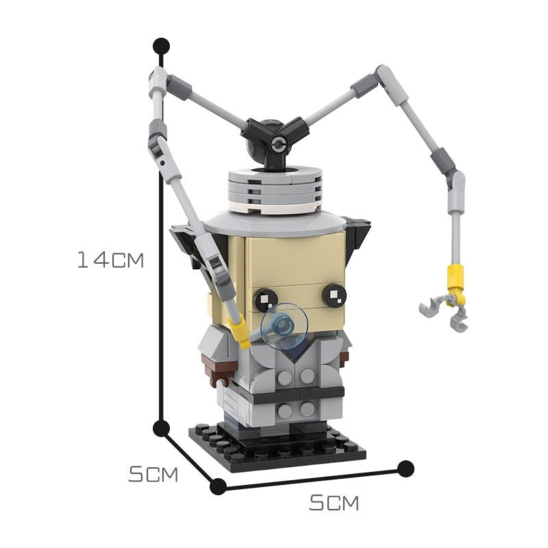 Tech Detective Cube Character MOC Building Kit | Futuristic Figure Model - 2