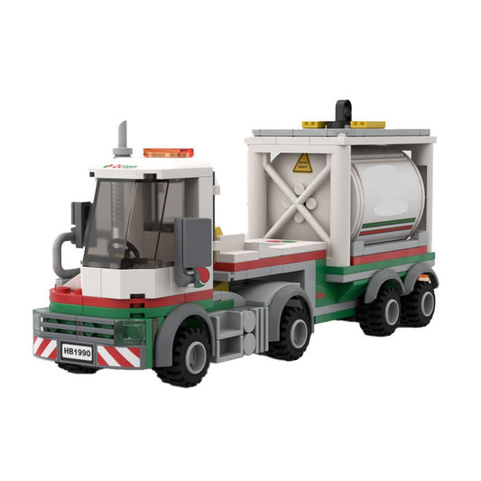 Terminal Tractor MOC Building Kit | Industrial Cargo Vehicle Model - 1