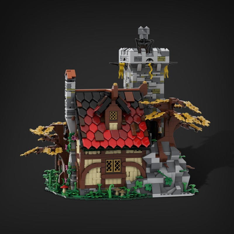The Alchemist's Tower MOC Fantasy Architecture Building Kit - 4