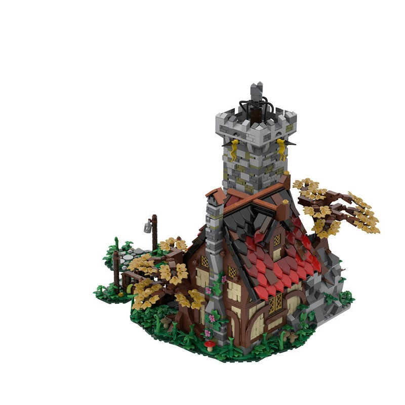 The Alchemist's Tower MOC Fantasy Architecture Building Kit - 5