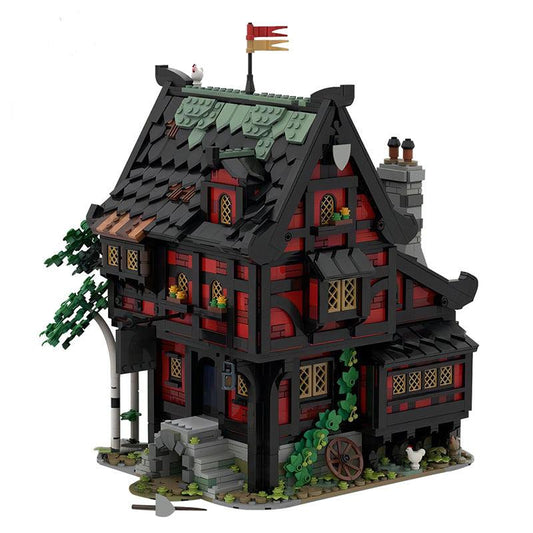 The Crusader's Inn Building Kit | Viking House | LEGO-Compatible MOC - 1