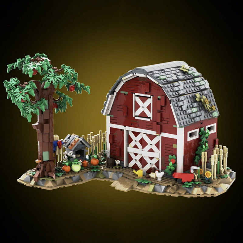 The Farm MOC Building Kit | Rustic Countryside Architecture Model - 3