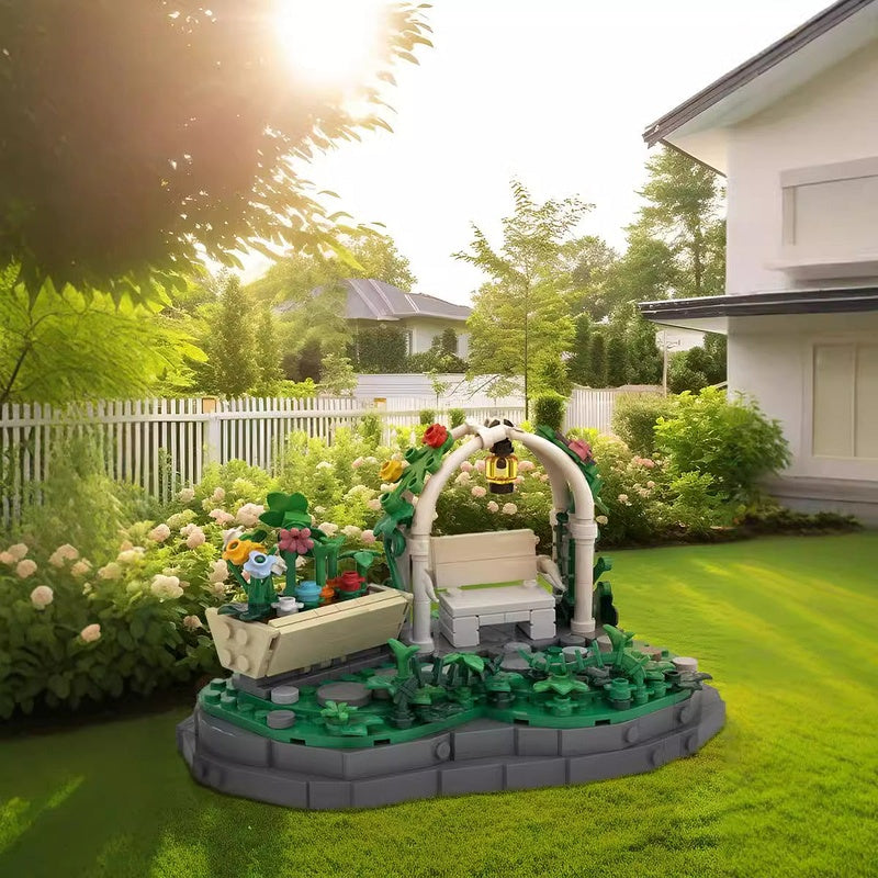 The Garden Nature MOC Building Kit | Botanical Display Model - 2