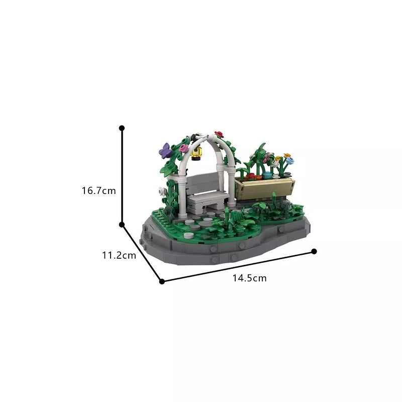 The Garden Nature MOC Building Kit | Botanical Display Model - 4