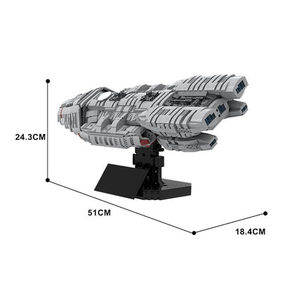 The Grand Old Lady UCS Scale Capital Spaceship Building Kit | Compatible MOC - 3