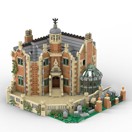 The Haunted Manor Building Kit | LEGO-Compatible MOC - 1