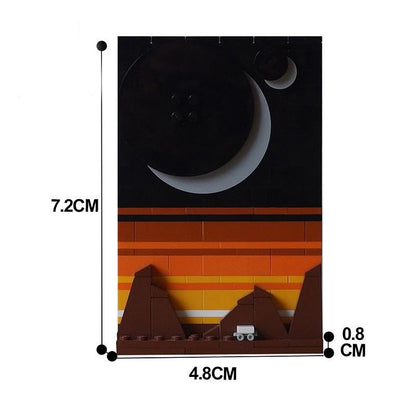 The Loneliness of the Long Distance MOC Space Age Diorama Building Kit - 2