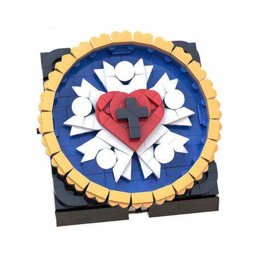  The Luther Rose  Emblem MOC Kit | LEGO-Compatible Sacred Build - 1