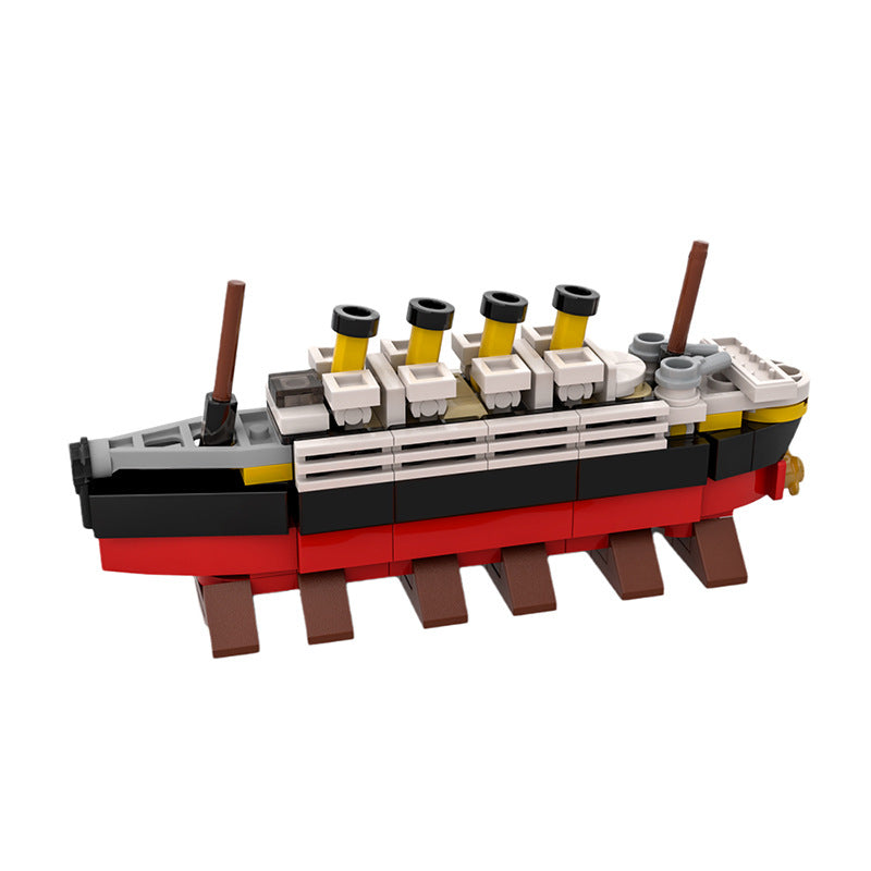 The Micro Titanic Ship Model Building Kit | LEGO-Compatible MOC - 2