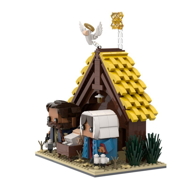 the nativity scene moc building kit | birth of jesus christ - 5