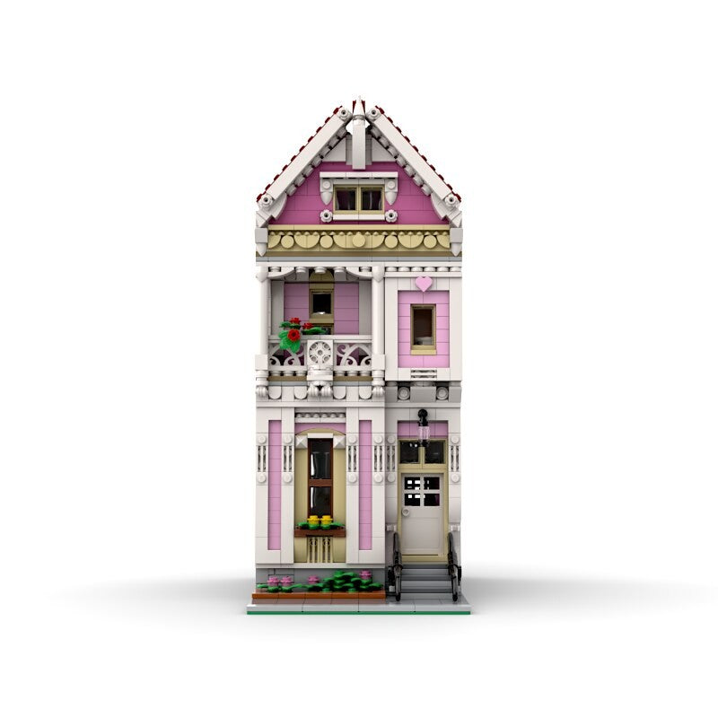 The Painted Lady House Building Kit | LEGO-Compatible MOC - 2