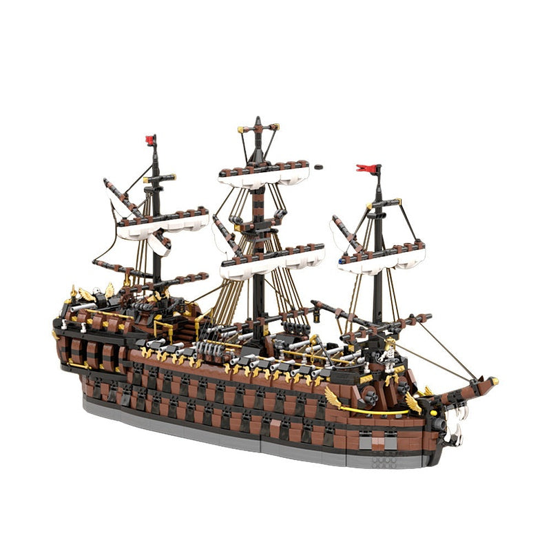 The Phantom Dancer MOC Fantasy Pirate Ship Building Kit - 1