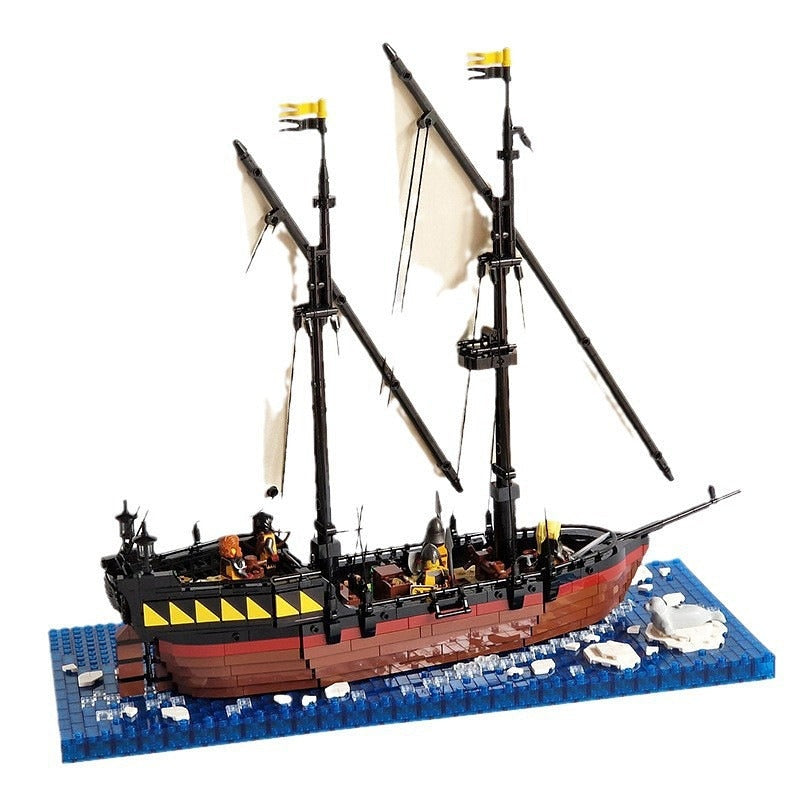 The Raven Claw MOC Fantasy Pirate Ship Building Kit - 2