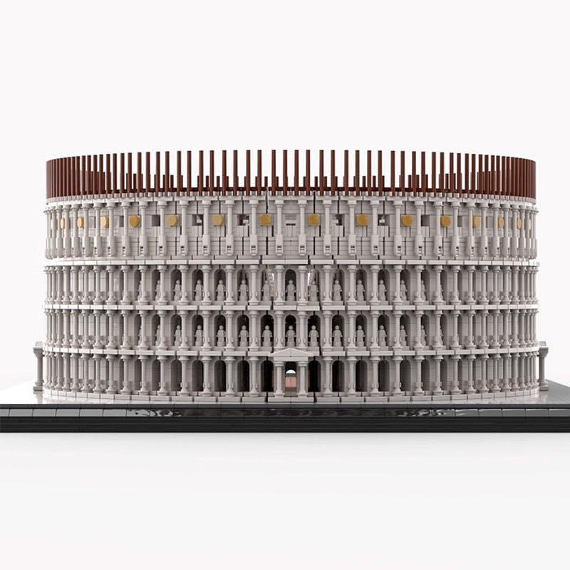 The Real Colosseum MOC Ancient Architecture Building Kit - 1