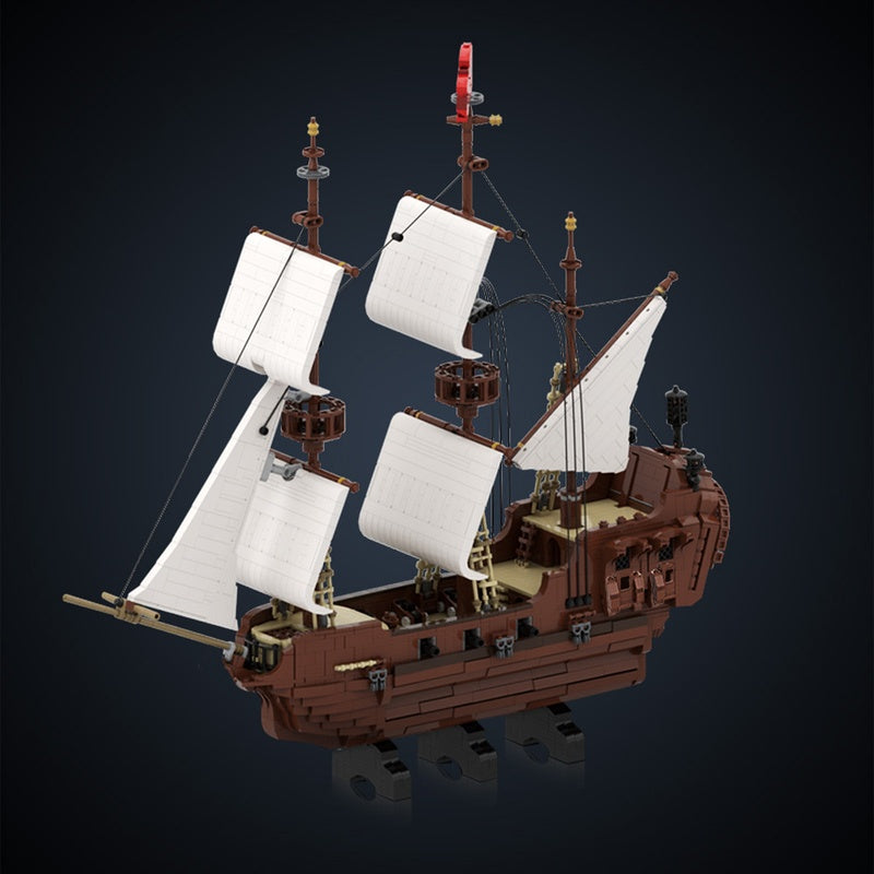 The Return of The Death of a Sailsman Pirate Ship Building Kit | LEGO-Compatible MOC - 3