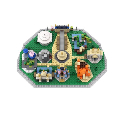Theme Park World Skyline Building Kit | LEGO-Compatible MOC - 3
