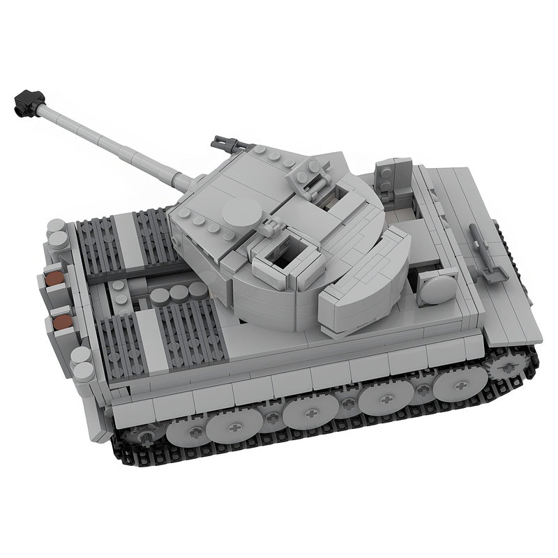 Tiger 1 WWII Heavy Tank MOC Building Kit – Three Liveries - 5