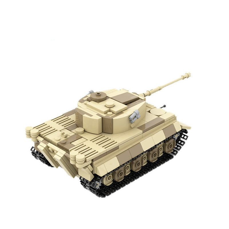 Tiger Tank MOC Building Kit | 1:42 Scale WWII Military Model - 2
