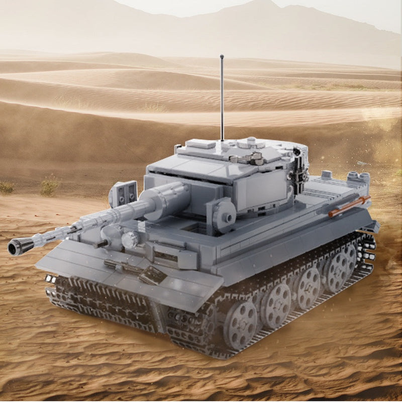 Tiger Tank MOC Building Kit | WWII Heavy Armor Model - 2