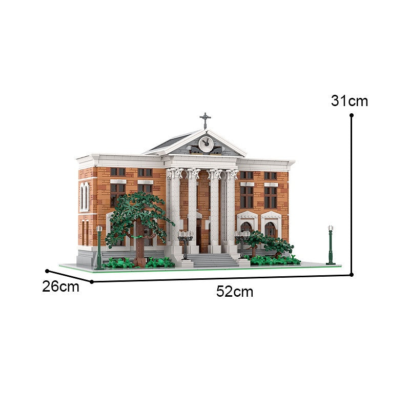 Time Travel Clock Tower Modular Building Kit | Compatible MOC - 4