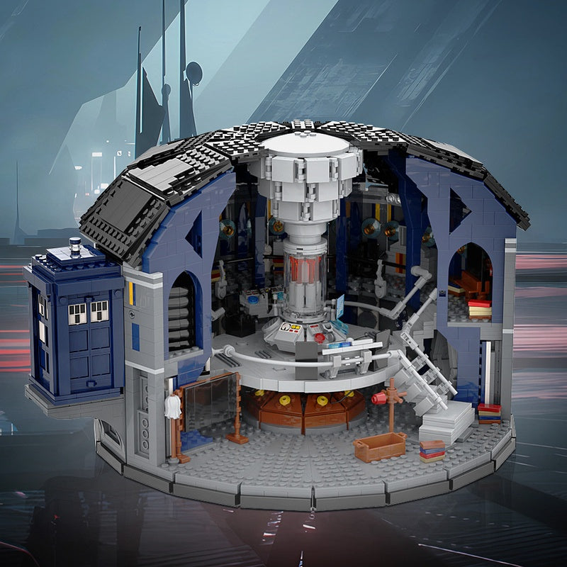 Time Travel Police Box Building Kit | LEGO-Compatible MOC - 1