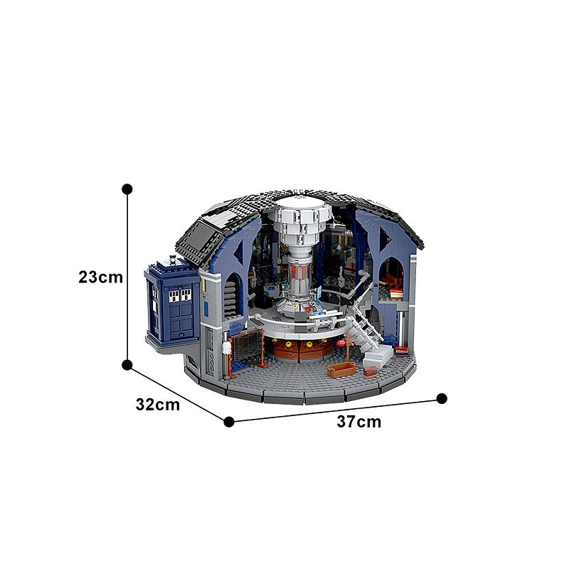 Time Travel Police Box Building Kit | LEGO-Compatible MOC - 4