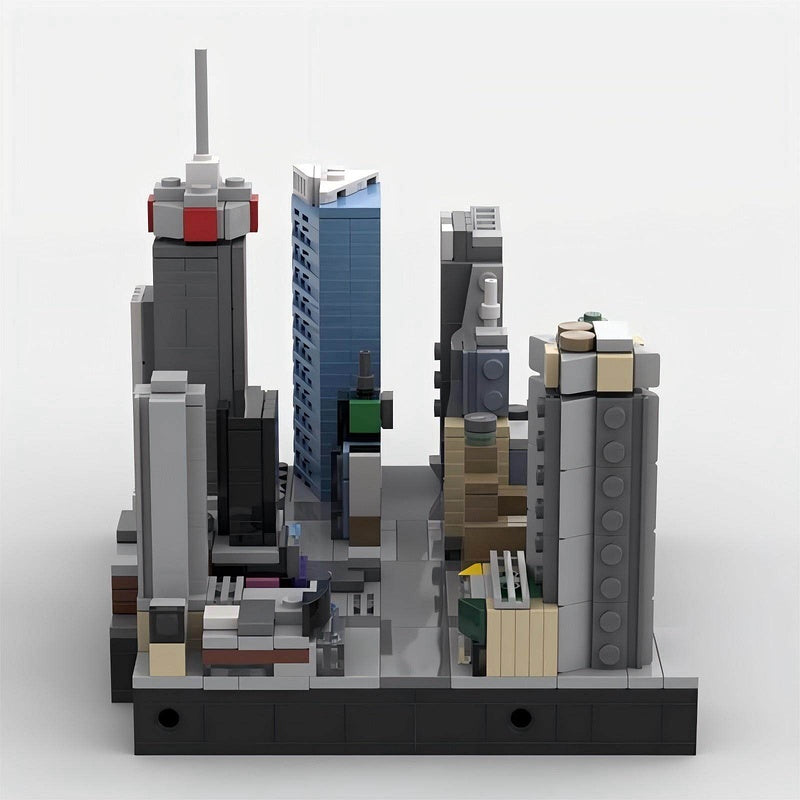 Times Square NYC City Skyline Building Kit | Compatible MOC - 4